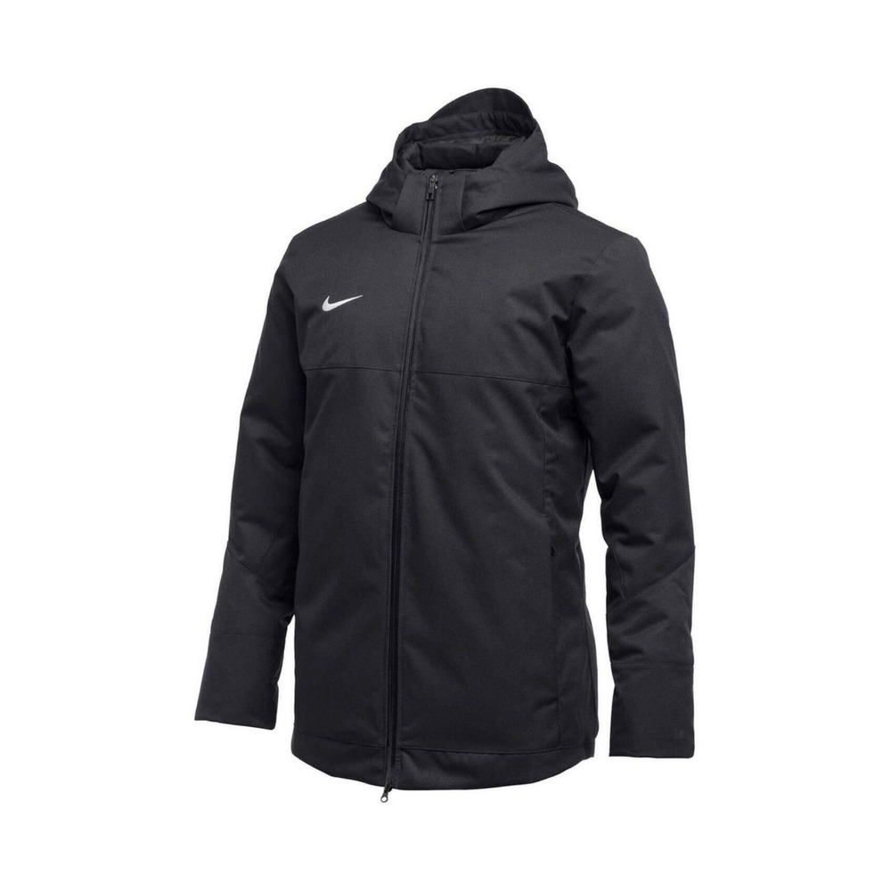 *NWT Men Size Large Nike 550 Down Hooded Parka Black Winter Coat Team Issued PE